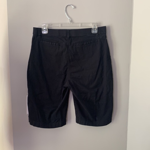Black cotton walking shorts 11” length Belk brand - Picture 7 of 7